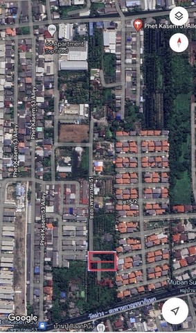 ขายด่วนที่ดินเพชรเกษม 51 บางเเค กทม. ที่ดินมี2 โฉนดที่ติดกัน ขนาดเท่ากัน