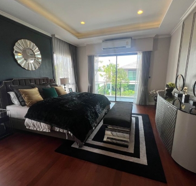 ขายบ้าน หมู่บ้านเศรษฐสิริ ปิ่นเกล้า-กาญจนาฯ เนื้อที่ 101 ตรว แปลงมุม