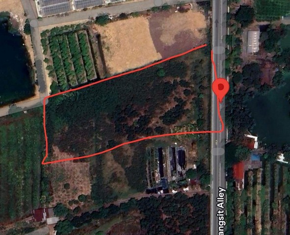 ขายที่ดิน อำเภอธัญบุรี จังหวัดปทุมธานี ถนนรังสิต-นครนายก คลอง3 ฝั่งใต้ ติดหลังโรงเรียนนานาชาติสยามตลอดแนว ใกล้ สวนสนุก Dream World