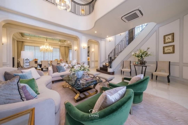 U33ww ให้เช่า คฤหาสน์หรู นาราสิริ พระราม9 - กรุงเทพกรีฑาตัดใหม่ , บ้านหรูใจกลางเมือง