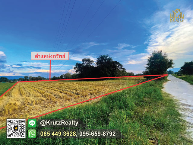 ขายที่ดินเปล่าดินถนน 3 ด้าน ตำบลน้ำริน อำเภอแม่ริม จังหวัดเชียงใหม่ เดินทางสะดวกสบายเชื่อมต่อถนนสายหลักไม่ถึง 1 กิโลเมตร น้ำและไฟเข้าถึงเป็นทำเลทองอย่างมากพร้อมกับวิวที่มองเห็นภูเขาและเป็นส่วนตัวมากๆ บนพื้นที่ถึง 5 ไร่ 1 งาน 88 ตารางวา ที่ตั้ง  : ต.น้ำริน อ.แม่ริม จ.เชียงใหม่ 50180พิกัด  https://maps.app.goo.gl/gY7na3qPzXwfma7a9เนื้อที่  : 5 ไร่ 1งาน 88 ตารางวารหัสตัวแทน KRWP69005ราคา  18.598 ล้านบาท (ค่าใ