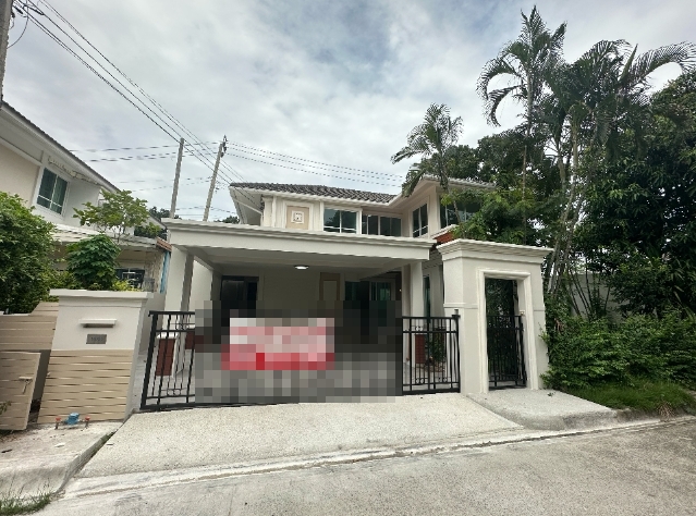  ขายบ้านเดี่ยว 2 ชั้น โครงการโฮมเพลสเดอะปาร์ค บางใหญ่ หลังมุม  3 ห้องนอน 3 ห้องน้ำ