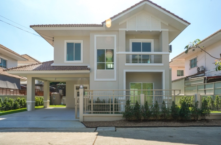 ขายบ้านเดี่ยว แลนซิโอ วัชรพล ถนนสุขาภิบาล5 เขตสายไหม  มี 3 ห้องนอน 2 ห้องน้ำ