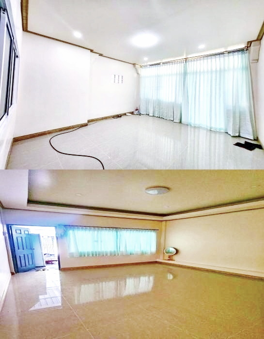 BTSสายหยุด ติดถนนเทพรักษ์ สะพานใหม่ ขาย-เช่า ทาวเฮ้าส์ 2หลัง รีโนเวทใหม่ 2 ชั้น 16ตรว. 140ตรม. 2.7ลบ. 2นอน ทำเลดีมาก