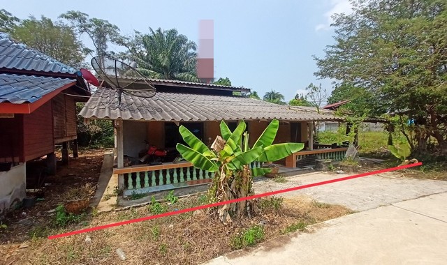 ขายบ้านครึ่งตึกครึ่งไม้  อำเภอเทพา สงขลา (PKK02-14398)