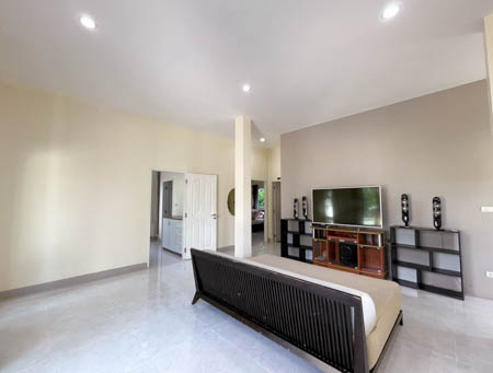 บ้านโครงการ ขายบ้านเดี่ยวชั้นเดียว โซนตลิ่งงาม เกาะสมุย บ้านสวยเงียบสงบ พื้นที่บ้านมีบริเวณกว้าง