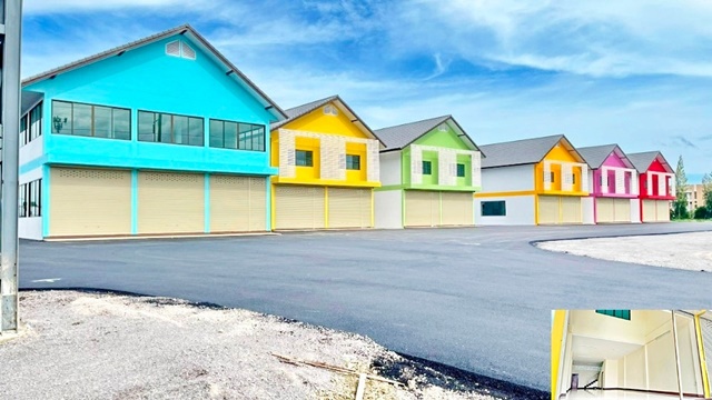 ติดถนนใหญ่ ตลาดกลางบางกระดี่ ให้เช่าพาณิชย์ 2 ชั้น 25ตรว. เทียนทะเล145ตรม. 2นอน 1น้้ำ 2จอดรถ 