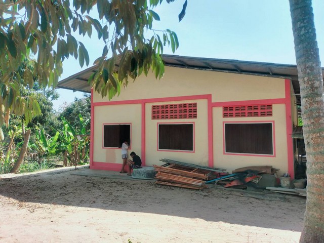 ขายบ้านพร้อมสวนทุเรียน 5 ไร่เขตซากโดน อ.แกลง จ.ระยอง