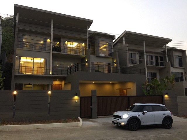 For Rent : Chalong, Private Pool Villa, Modren Style, 4 Bedrooms, Mountain view.