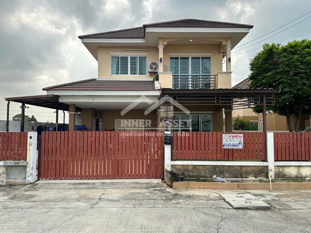 #บ้านเดี่ยวต่อเติมครบ​ ฟรีแอร์​เฟอร์​ทั้งหลัง#หมู่บ้าน​ไม่เสียค่าส่วนกลาง​ ไทยน้อย นนทบุรีบ้านรุ่งกานต์ 4 ลาดปลาดุก-ร.ร.คล้ายสอนพื้นที่​  53.1 ตารางวา​ แปลงมุม​เป็นส่วนตัวขนาด​ 3​ ห้องนอน​ 2​ ห้องอเนกประสงค์​3 ห้องน้ำ​ 1​ ห้องครัวไทยต่อเติม​/พื้นที่ทานข้าวจอดรถ​ 2 คัน​หน้าบ้านไม่ชนบ้านอื่น​ฟรีแอร์​ 4​ เครื่อง​ กล้องวงจรปิด​ 7 ตัวแถมโซฟา​ ทีวี​ ตู้เย็น​ ครัวบิ้�