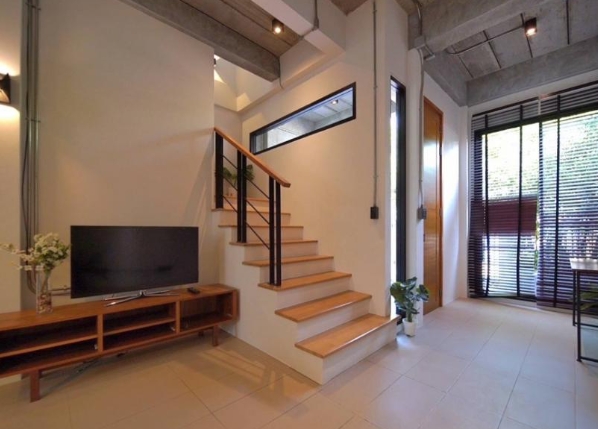 ให้เช่าทาวน์โฮม ซอยศูนย์วิจัย ย่านพระราม9 เพชรบุรี มี 2 นอน 3 น้ำ