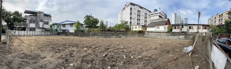 BL131 ที่ดินเปล่าหน้ากว้าง อยู่หลังอัสสัมชัญเซนหลุยส์ สาทร13  ใกล้BTSสุรศักดิ์