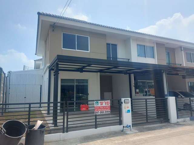 ขายบ้านพฤกษา 113 กรุงเทพ-ปทุมธานี หลังริม 26.4 ตร.ม 3 ห้องนอน ต่อเดิมหลังคาหน้าบ้านและหลังบ้าน ราคาถูก