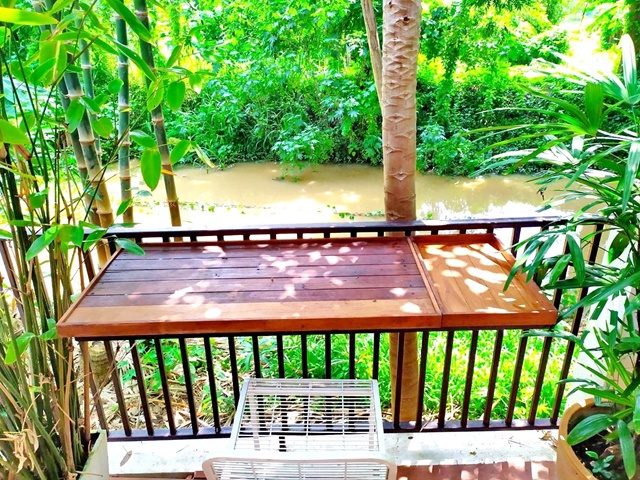 ให้เช่า-ขาย บ้านล้านนาริมแม่น้ำ สไตล์วินเทจสวยงาม 42ตรว.ตลาดสดแม่กวง  282ตรม. 4นอน 4น้ำ  2จอดรถ 4แอร์ ทำเลดีมาก สะดวก