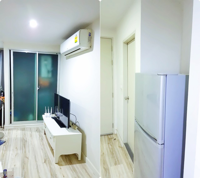 เครื่องใช้ไฟฟ้าครบ ตึกA MRT บางรักใหญ่ S9 Condo ชั้น4 26 ตร.ม.S9 ค.ซักผ้า! 1น้ำ ถ.ราชพฤกษ์