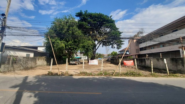 ขายที่ดินเปล่า 335 ตรว.ติดถนน ทำเลคุณภาพ ฝั่งหน้ามหาวิทยาลัยแม่โจ้  