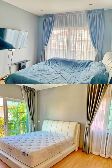 แกรนดิโอ 4นอน ตลาดปัฐวิกรณ์ ลาดพร้าว-เกษตรนวมินทร์ ให้เช่าบ้านเดี่ยวหรู 2 ชั้น  55ตรว. 224ตรม. ตกแต่งพร้อมอยู่ 4น้ำ 3จอดรถ 4แอร์ MRTสัมมากร