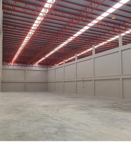 ให้เช่าโกดัง700 ตรม ถนนบางปลา ต.นาดี สมุทรสาคร พื้นที่สีชมพู