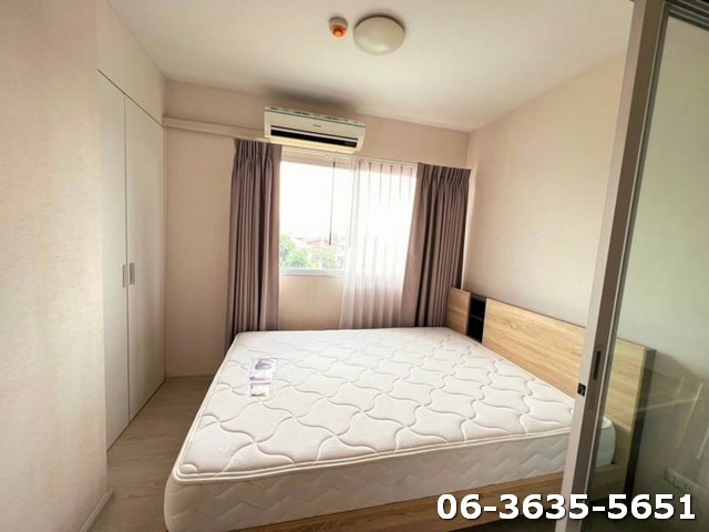 ขาย พลัมคอนโดพาร์ค รังสิต เฟส 2 อาคาร B ชั้น 3 สภาพดีมาก ห้องนอนมีกระจกกั้นแบ่งสัดส่วนอย่างดี พร้อมเข้าอยู่ ใกล้ ม.กรุงเทพรังสิต