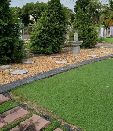 ให้เช่าบ้านเดี่ยว ภัสสร 10 สุวินทวงค์  หนองจอก ใกล้สนามบินสุวรรรณภูมิ เนื้อที่ 101 ตรว 