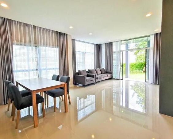 ให้เช่าและบ้านเดี่ยว 2 ชั้นเศรษฐสิริ พัฒนาการ ซอย 87หลังมุม 88 ตรว. บ้านใหม่ไม่เคยเข้าอยู่