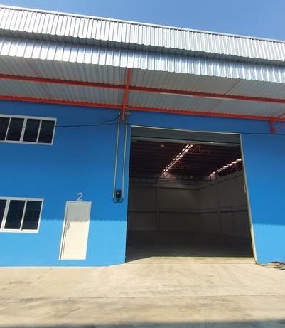 ให้เช่าโกดัง700 ตรม ถนนบางปลา ต.นาดี สมุทรสาคร พื้นที่สีชมพู 