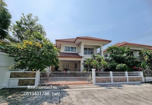 ขายบ้านเดี่ยว 2 ชั้น หมู่บ้าน ปิยวัฒน์ บางแสน **หลังริม