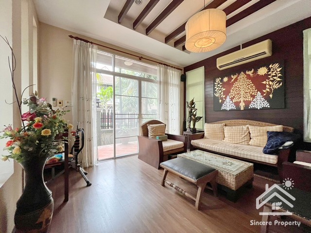 ขายบ้านพูลวิลล่า สไตล์ล้านนา ริมขอบอ่างเก็บน้ำหนองค้อ หลังริม รับลมตลอดปี