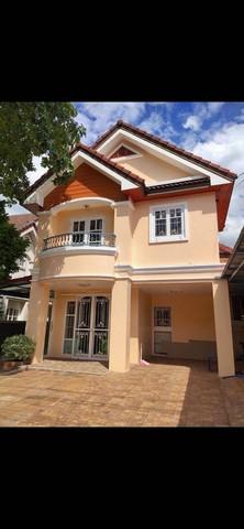 ให้เช่าบ้านเดี่ยว 2 ชั้น 60 ตรว. 3 ห้องนอน หมู่บ้านเนเบอร์โฮม ถนนสุขาภิบาล 5 ซอย 82 เฟอร์นิเจอร์ครบ พร้อมเข้าอยู่ ใกล้ตลาดวงศกร