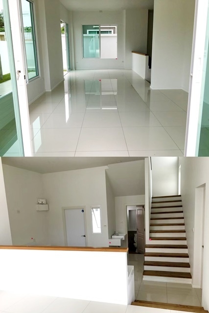 โลตัส โกเฟรช แม่ริม เชียงใหม่  ตลาดแม่ริมพลาซ่า ให้เช่าบ้านหลังมุม 2ชั้น 54ตรว. 190ตรม. 3นอน 3น้ำ 2แอร์ ถนนหน้าบ้านกว้างมาก แม่สา