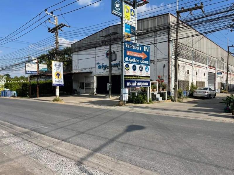 EPL-WH0607 ให้เช่าทำอู่รถ โกดัง  ติดถนนใหญ่  เมืองปทุมธานี ขนาด 200 ตรว. พื้นที่ 1,000 ตรม. พร้อมสำนักงาน 