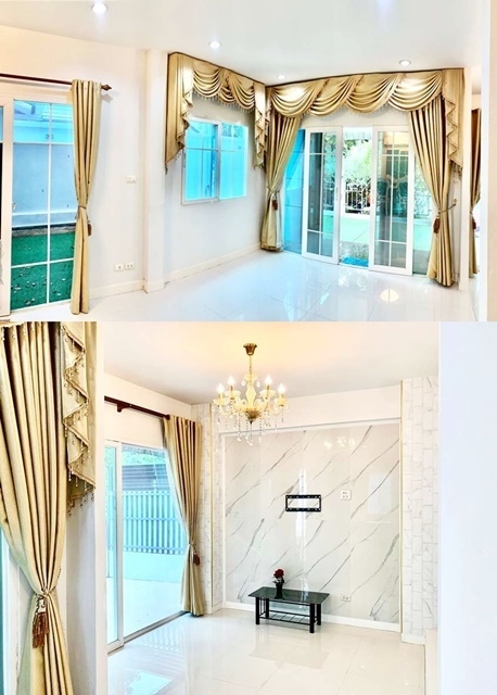 วิวทะเลสาบ จอดรถได้มาก MRTไทรม้า ขาย-ให้เช่าบ้าน 2 ชั้น ตลาดสดท่าอิฐ 40ตรว. 166ตรม. 2นอน 2น้ำ เพียวเพลส ราชพฤกษ์