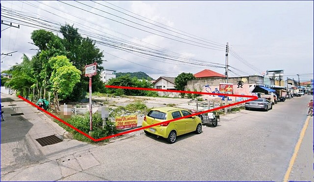 ที่ดินหายาก ทำเลธุรกิจ ใจกลางเมืองหัวหิน ติดถนน2ด้าน 298 ตรว. ซ.หัวหิน94 โทร 086-301-6161