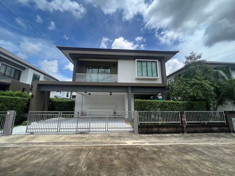 BH2639 ให้เช่าบ้านเดี่ยวใหม่ 2 ชั้น บ้านเดี่ยว H-Cape Serene บางนา-สุขาภิบาล 2 4ห้องนอน 3ห้องน้ำ