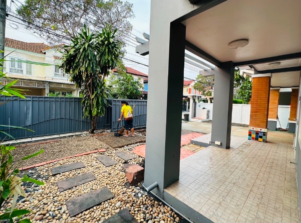 ให้เช่าบ้านเดี่ยว2 ชั้น  เพอร์เฟคเพลส สถานีไทรม้า มีเฟอร์นิเจอร์