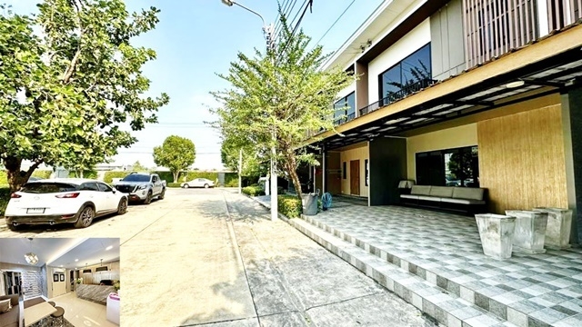 อิมแพ็ค เมืองทองธา ติดถนนใหญ่ MRT แจ้งวัฒนะปากเกร็ด ให้เช่าโฮมออฟฟิส 2ชั้น 2คูหา 6นอน  ติดสนาม 52ตรว. 352ตรม. 44,998B-M ตกแต่งพร้อมอยู่ 4น้ำ 6แอร์ จอดรถได้หลายคัน on main road MRT Chaengwattana Pak Kret IMPACT MuangThongThani 2-story home office 2unit 6bed for rent next to a field 52sq.wa. 352sq.m. 44,998B-M decorated ready to move in  4bath 6A/C parkingซอยติวานนท์ - ปากเกร็ด 13-39 ถ.ติวานนท์ แขวงบางพูด เขตปากเกร็ด จังหวัดนนทบุรี 11120เหมาะสำหรับทำออฟฟิศสำนักงาน 2 ห้องโถงชั้นล่าง6 ห้อง ชั้นบน 1 ห้องครัว4 �