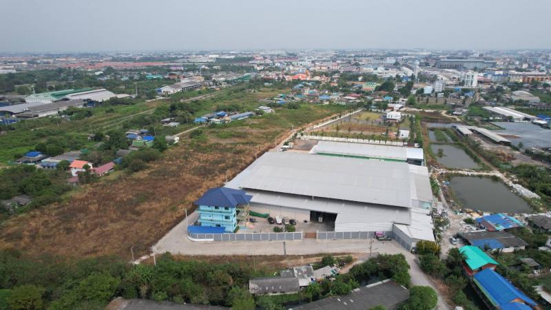 ขายโรงงาน พร้อมบ้าน เนื้อที่ 4-3-23.4 ไร่ .จ. สมุทรสาคร ห่างถนนพระราม 2 เพียง 4 กม.  มีใบ รง. 4  พื้นรับน้ำหนักได้ถึง 5 ตัน