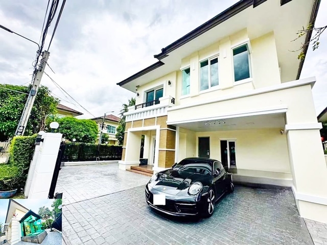 ให้เช่าบ้านเดี่ยว 2 ชั้น หัวมุม 66ตรว.ราชพฤกษ์ วงเวียนพระราม 5 เดอะซิตี้ 220ตรม. 44,999B-M 2นอน 3น้ำ 2จอดรถ 2แอร์ ทางด่วนจตุจักร เดอะวอล์ค ราชพฤกษ์Ratchapruek Rama5 Circle The City Crystal Park for rent 2-story detached house corner 66sq.wa. 220sq.m. 44,999B-M 2bed 3bath 2parking 2A/C Chatuchak Expressway The Walk Ratchaphruek.ซ.ราชพฤกษ์ ถ.นครอินทร์ ตำบลบางขุนกอง อำเภอบางกรวย นนทบุรี 1113066ตรว.              66sq.wa.220ตรม.              220sq.m.บ้านหลังหัวมุมมีพื้นที่สวนด้านข้างรายวัน วันละ 3,900 บาท 2 ห้องนอน 3 ห้องน้ำ1 ห้องแ�