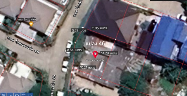 ขายที่ดินเปล่า ถมแล้ว 210 ตร.วา โกสุมรวมใจ 55 แยก 20 (ขนาด 14 X57 เมตร) ห่างถนน วิภาวดี 3 กิโล