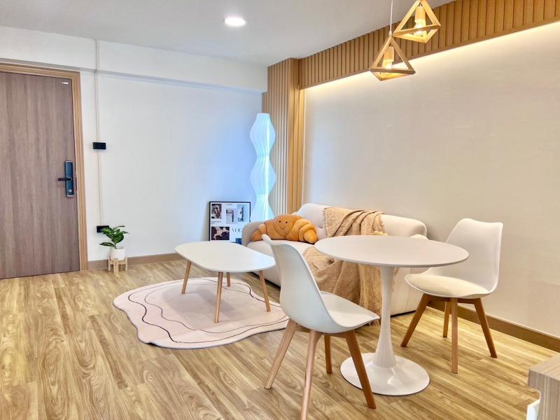 ขายคอนโดรีโนเวทใหม่ สไตล์มินิมอล PP condominium ห้องกว้าง ชั้นสูง ราคาไม่ไเกิน 1.5 ล้าน