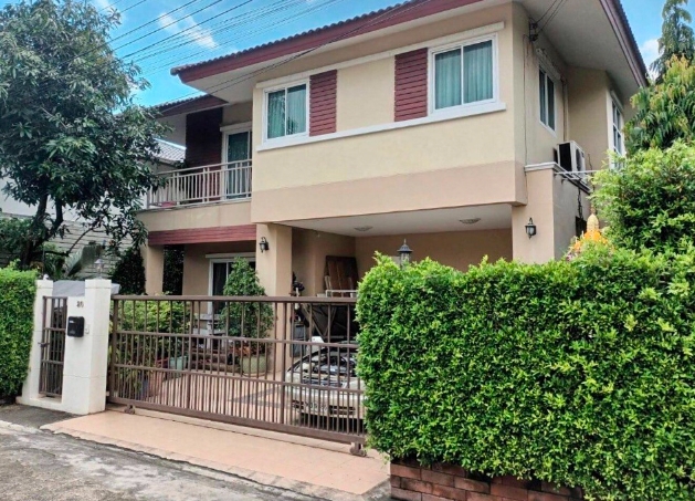 ขายบ้านเดี่ยว 50 ตรว พุทธมณธฑลสาย 1 โครงการบ้านภานุวัชร มี 3 ห้องนอน 3 ห้องน้ำ