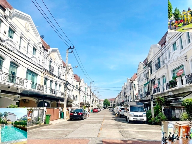 เกษตร-นวมินทร์ MRTรามอินทรา 83 บ้านกลางเมือง  ให้เช่าทาวน์โฮม 3ชั้น  22ตรว. 250ตรม. 3นอน 4น้ำ 2จอดรถ 3แอร์ ตลาดปัฐวิกรณ์