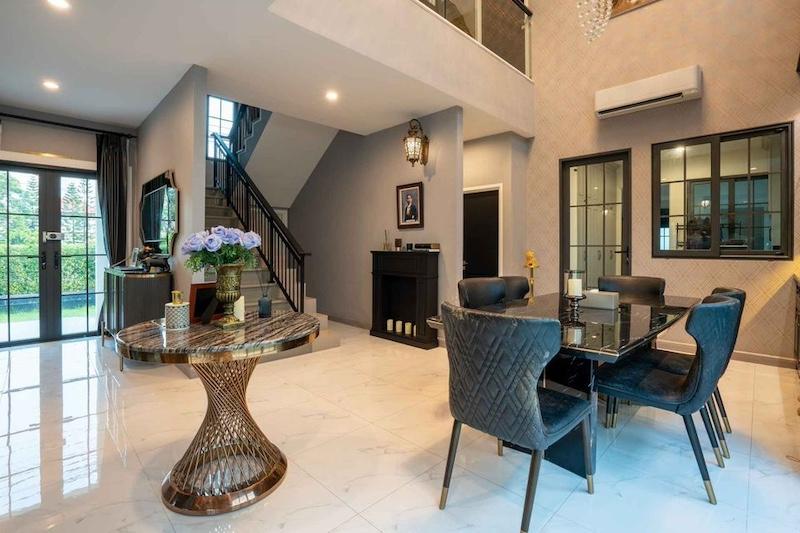 ให้เช่าบ้านเดี่ยว 2 ชั้น หมู่บ้านเดอะเมเธียส กัลปพฤกษ์ - กาญจนาภิเษก บ้านสไตล์ Dutch Colonial เขตบางแค