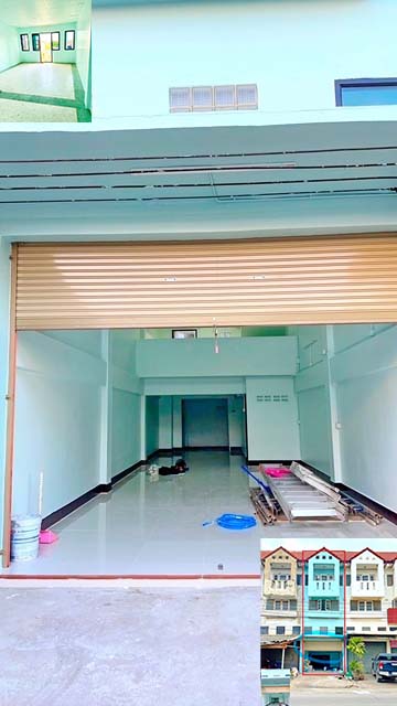 กันตนา ติดถนน ตลาดบางคูลัด 1-2จอดรถ ให้เช่าอาคารพาณิชย์ 3 ชั้น 22ตรว. 210ตรม. 3นอน 3น้ำ 