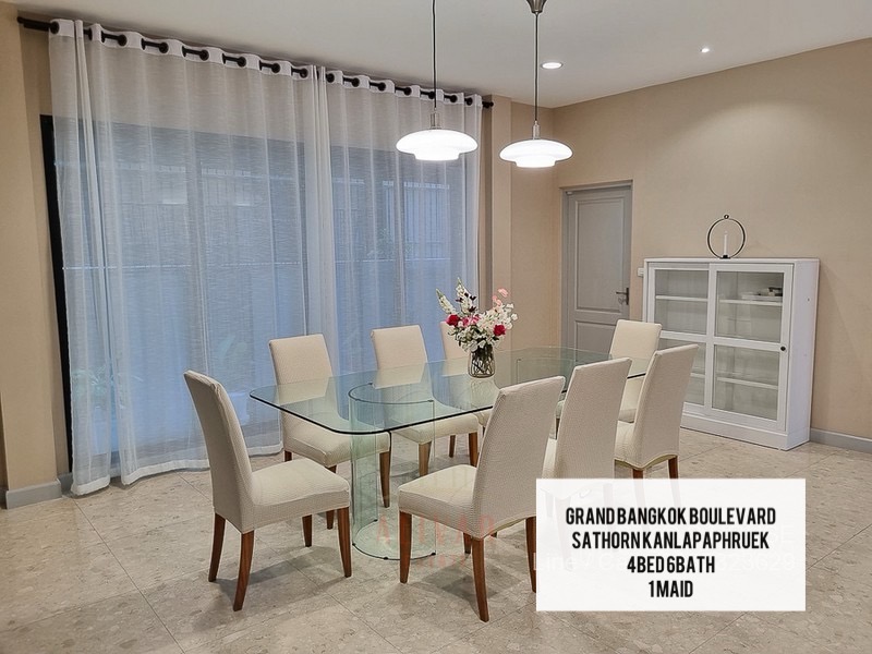 RH012924 ให้เช่าบ้านเดี่ยว Grand Bangkok Boulevard Sathorn-Kanlapaphruek