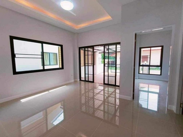 ขายบ้านเดี่ยวชั้นเดียว​สไตล์ Minimal Muji สารภี ขนาด 52 ตรว