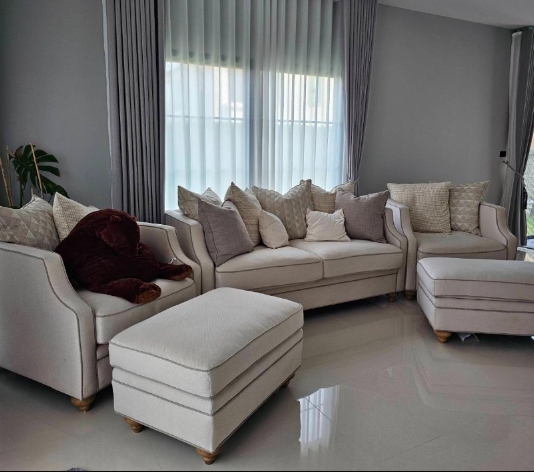 ขายบ้านเดี่ยว เศรษฐสิริ กรุงเทพ-ปทุมธานี แปลงมุม มีเฟอร์นิเจอร์ เนื้อที่ 72 ตรว มี 4นอน 4 น้ำ