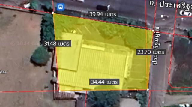 ขายที่ดินพร้อมสิ่งปลูกสร้าง พื้นที่  276 ตรว. ย่านเกษตร-นวมินทร์ ซอยประเสริฐมนูกิจ 22 ติดถนนใหญ่ ใกล้ตลาดนัดหัวมุม หน้ากว้างประมาณ 40 เมตร