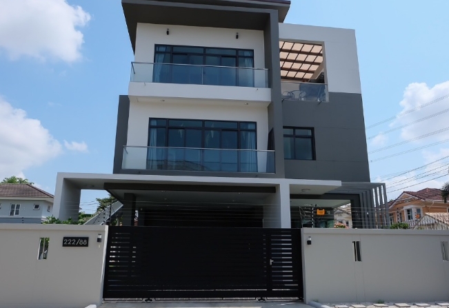 ขาย บ้านเดี่ยว 3 ชั้น ณุศาศิริ พระราม 9 วงแหวน เนื้อที่ 100 ตรว 4ห้องนอน 4 ห้องน้ำ ทิศใต้