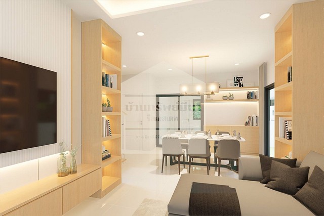 เปิดจองเฟส2 บ้านเดี่ยวหลังใหญ่  ปิ่นเกล้า - ศาลายา พื้นที่ใช้สอย 180 ตร.ม. พื้นที่ดิน51-57 ตาราวา